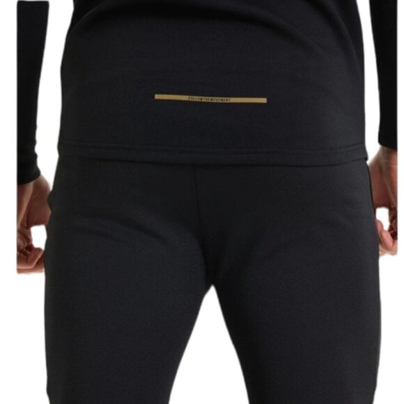 NWT SikSilk L/S Quarter Zip Performance Top - Black & Gold Size XS - Picture 3 of 9